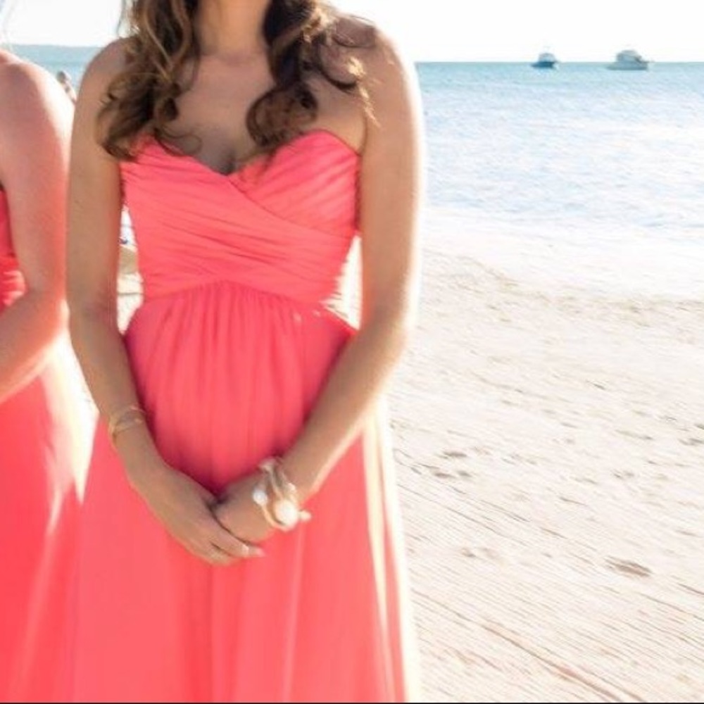Alfred Angelo Strapless Floor Length Dress